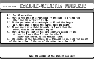 Algebra I - Verbal Problems atari screenshot